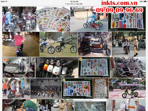 Sử dụng decal dán, sticker dán trang trí với nhiều hình ảnh dễ thương, chất lượng siêu đẹp từ InKTS để làm mới cho chiếc xe đạp điện của bạn